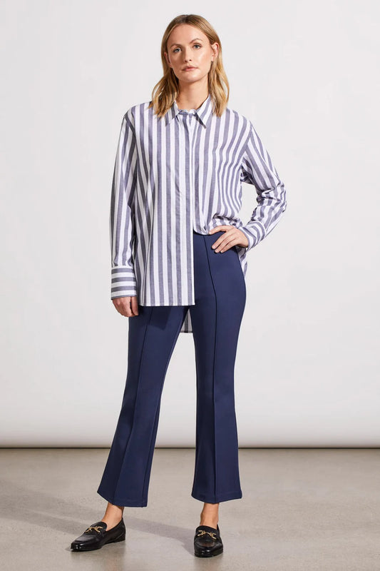 Pull-On Ponte Ankle Pant Sapphire