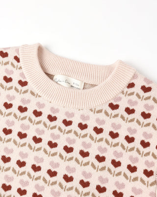 Shiloh Sweater Ruby Hearts