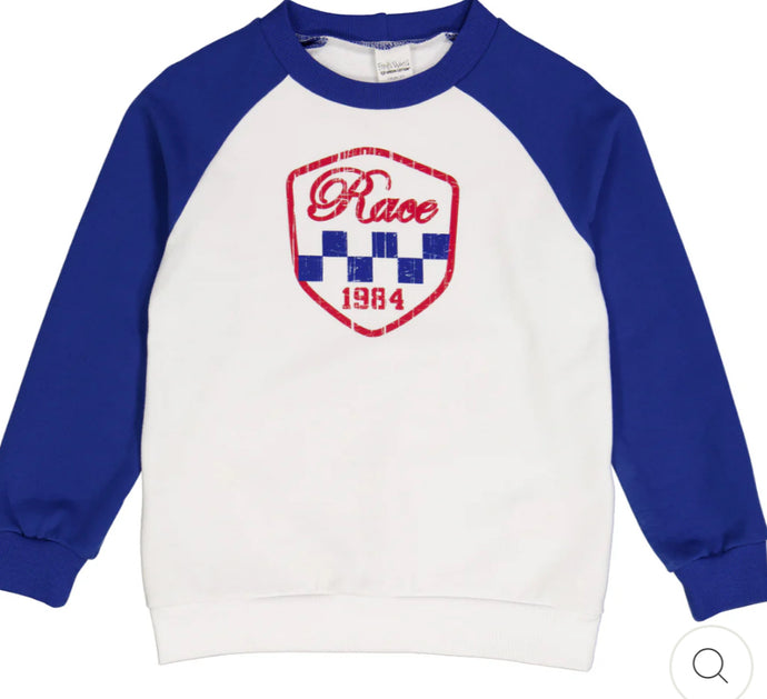 Racing Print Sweatshirt (4Y, 5Y)