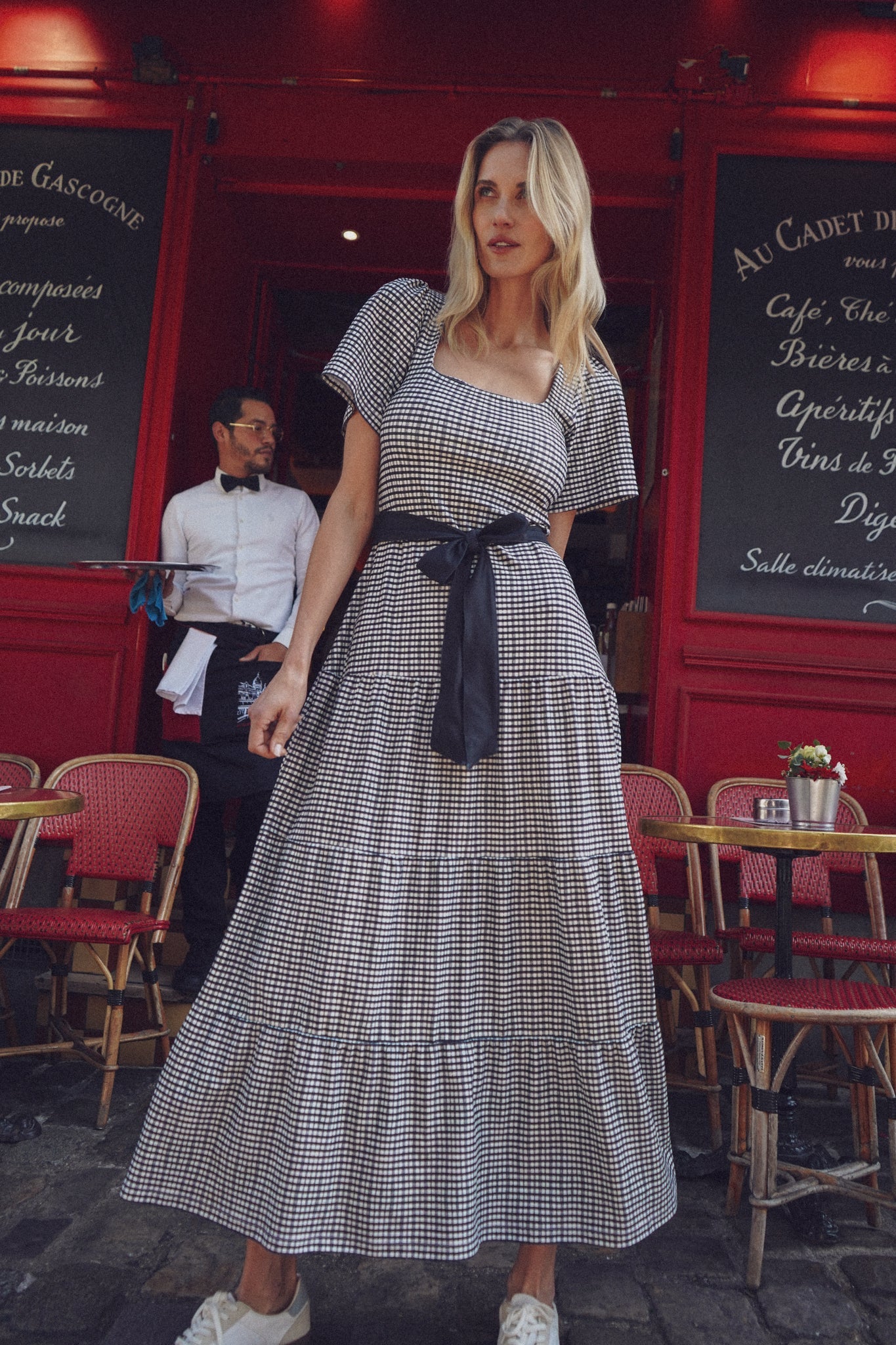 Lane French Gingham Dress