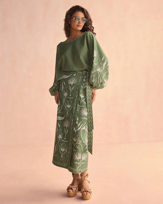 Verde Blouse Luciana Artichoke