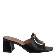 Load image into Gallery viewer, Cupel In Black Heeled Sandal