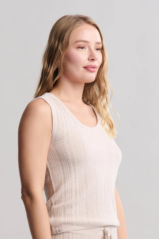 CozyChic Ultra Lite Cable Knit Tank