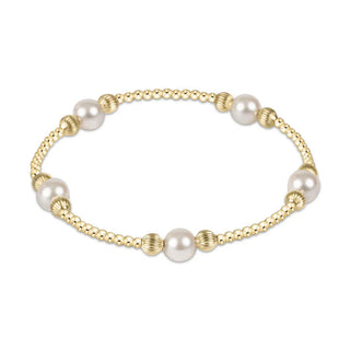 Classic Pearl Purpose 6mm Bead Bracelet
