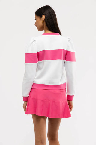 Peggy Sweatshirt White Rose Stripe