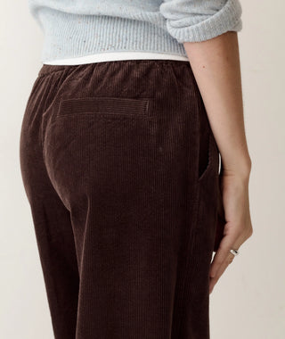 Allison Corduroy Trouser Dark Chocolate
