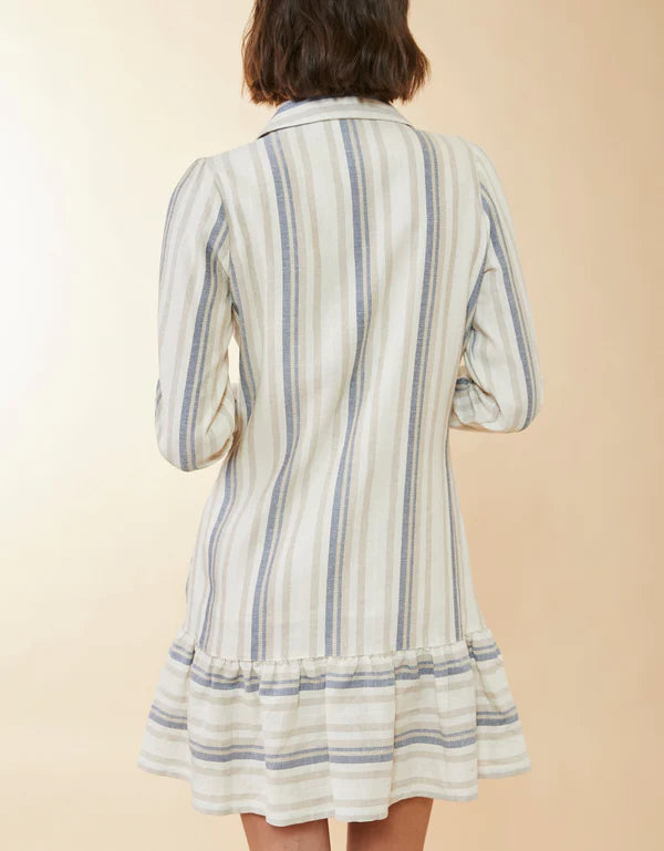 Ivonne Dress Seascape Stripe Blue