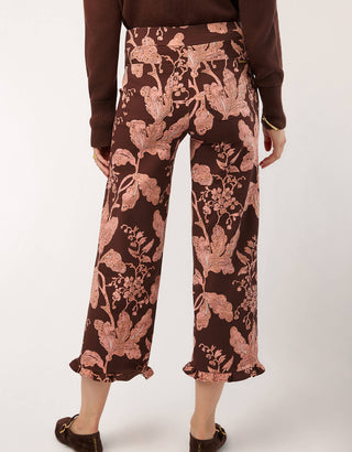Emma Pull On Ruffle Pant Heritage Boho Floral