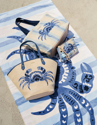 Beach Towel Blue Crab