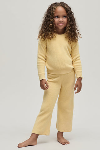 CozyChic Ultra Lite Toddler Rib Wide Leg Pant Canary