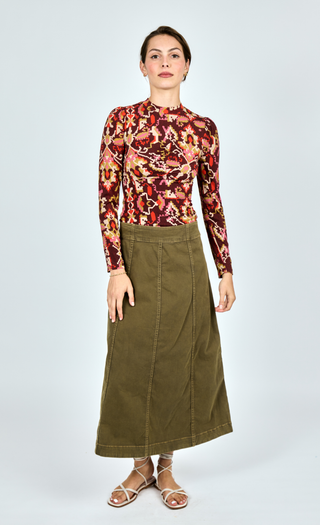 Bina Midi Skirt Ivy Garden