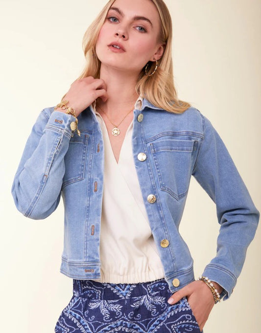 Knox Denim Jacket Calibougue Wash