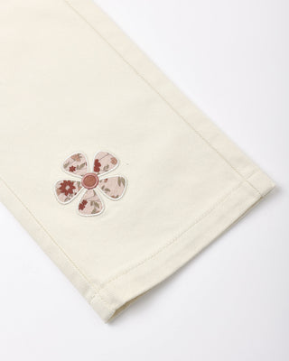 Straight Leg Pant Daisy Patches