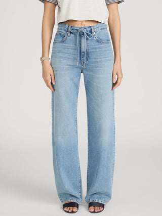The Off Duty Drawstring Bow Jeans