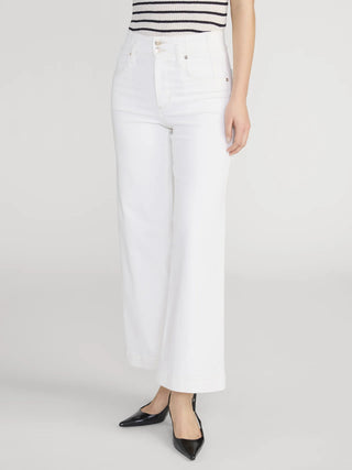 The Seamed Wide Trouser Crop Au Natural Clean