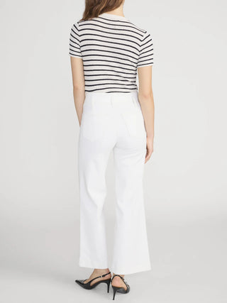 The Seamed Wide Trouser Crop Au Natural Clean