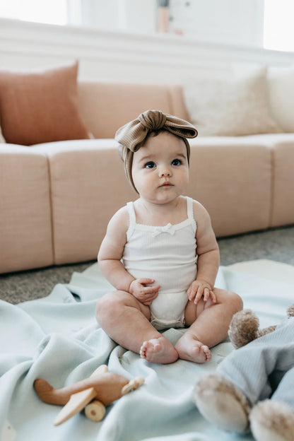 Jamie Kay Organic Cotton Singlet Bodysuit White