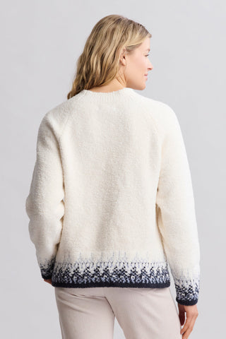 CozyChic Raglan Confetti Pullover Pearl Multi