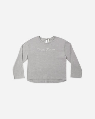 Luna Long Sleeve Wild Flower Dusty Blue