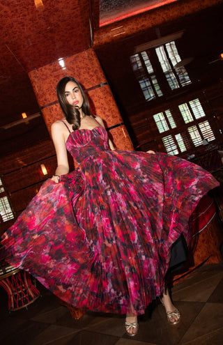 Amara Tea Length Gown