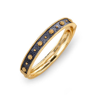 Berry Classic Hinged Bangle Gold/Midnight