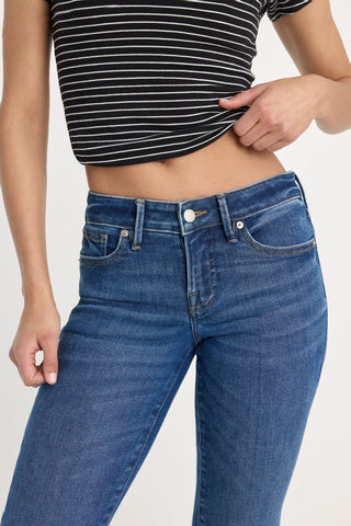 Good Low Rise Slim Bootcut Jeans Indigo1218