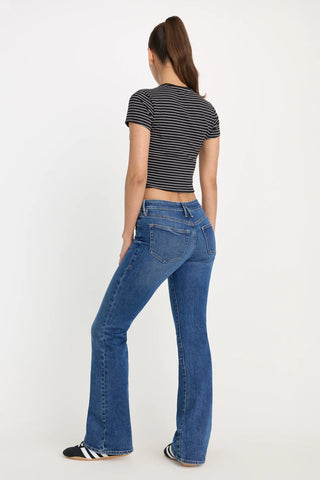 Good Low Rise Slim Bootcut Jeans Indigo1218