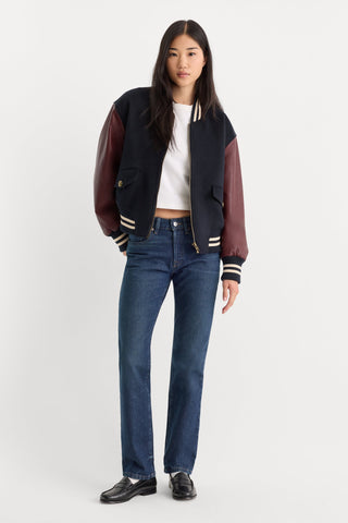Team Varsity Jacket New Navy