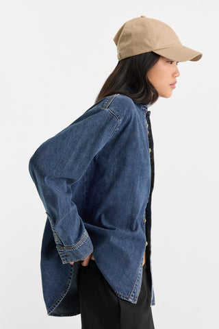Oversized Denim Easy Shirt Alcove