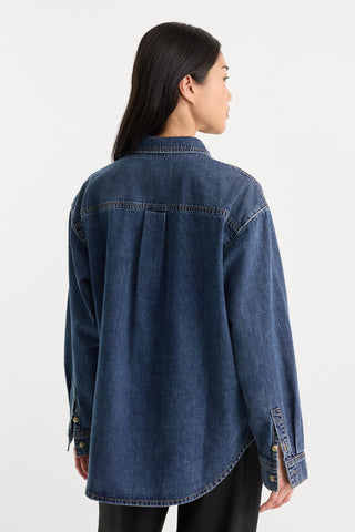 Oversized Denim Easy Shirt Alcove