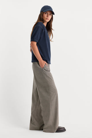 Pull On Trouser Mini Plaid