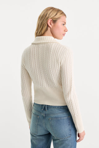Cable Zip Up Chalk