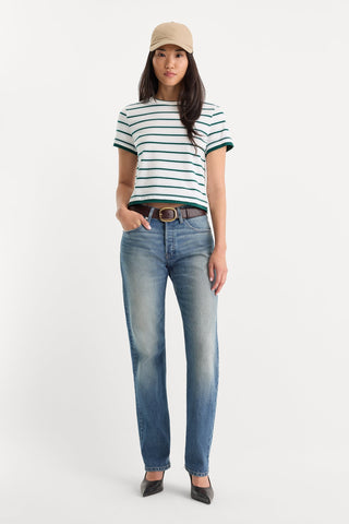 Layered Tee Forest Stripe