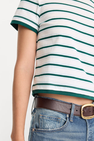 Layered Tee Forest Stripe