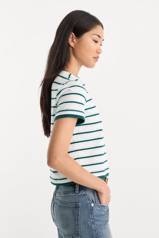Layered Tee Forest Stripe