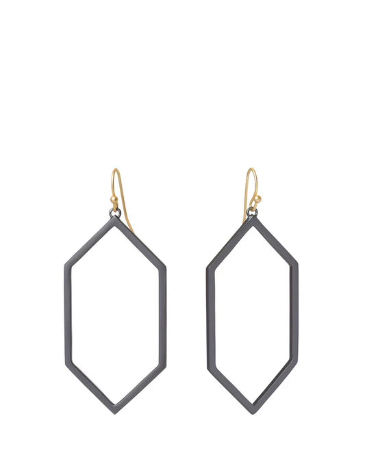 Rhett earrings gunmetal