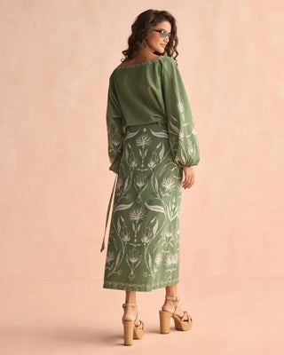 Verde Blouse Luciana Artichoke
