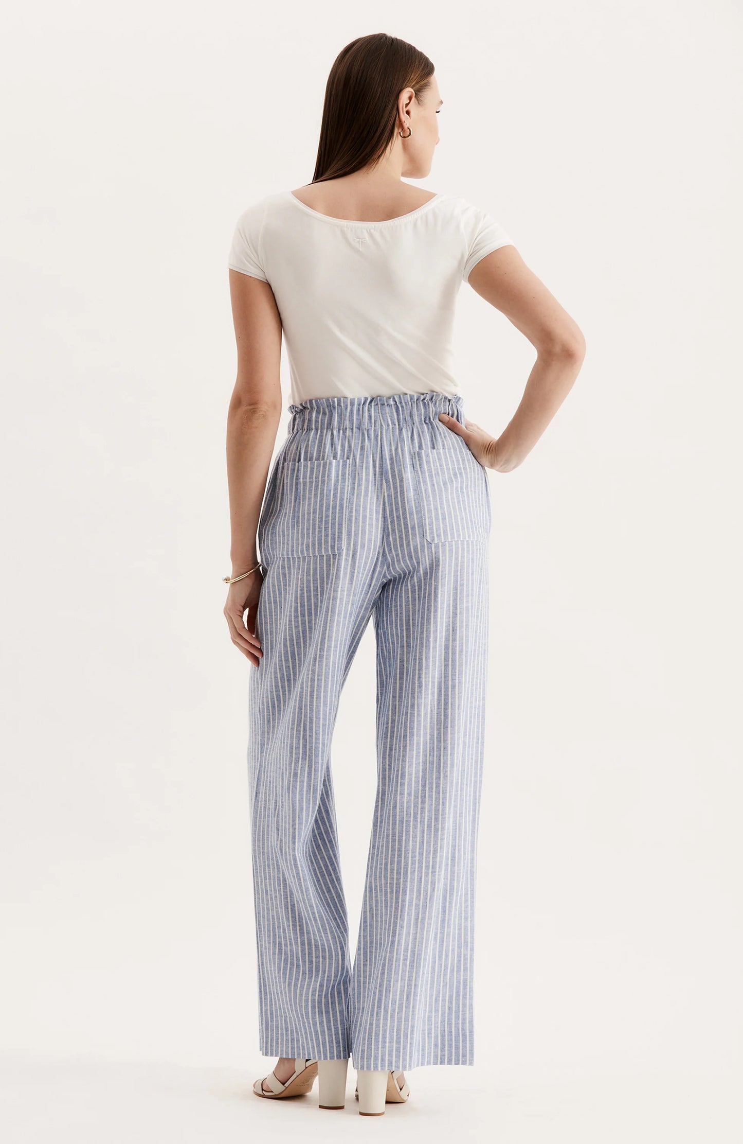 Palmer Striped Pant Blue