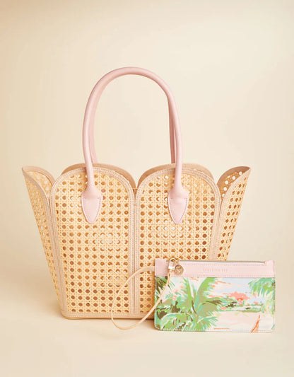 Splash Cane Small Beach Tote Coastal Dreams