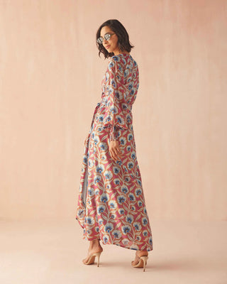 Lorelei Wrap Dress Everyly Currant