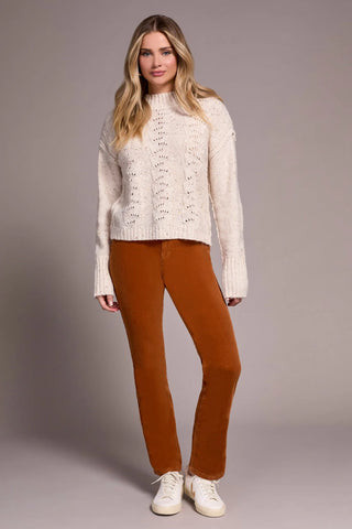 Crew Neck Sweater Multi Speck Cream