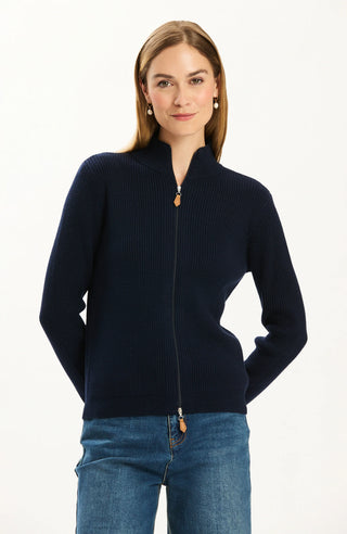 Chatham Rib Cardigan Black