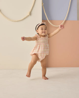 Julia Romper Summer Plaid