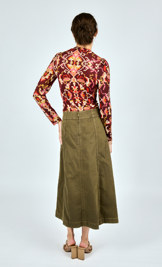 Bina Midi Skirt Ivy Garden