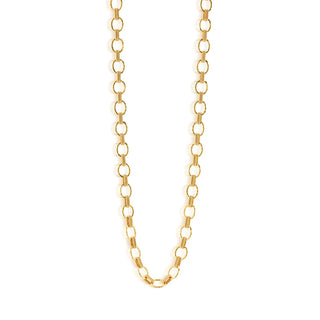Cleopatra Small Link Necklace Gold 32”