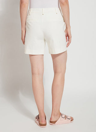 Amanda Stretch Twill Short Off White