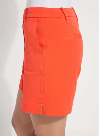 Amanda Stretch Twill Short Red Kiss