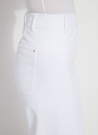 Erin Hi Waist Wide Leg Denim White