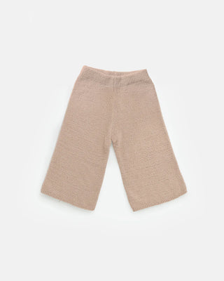 Wide Leg Pants Fuzzy Pecan