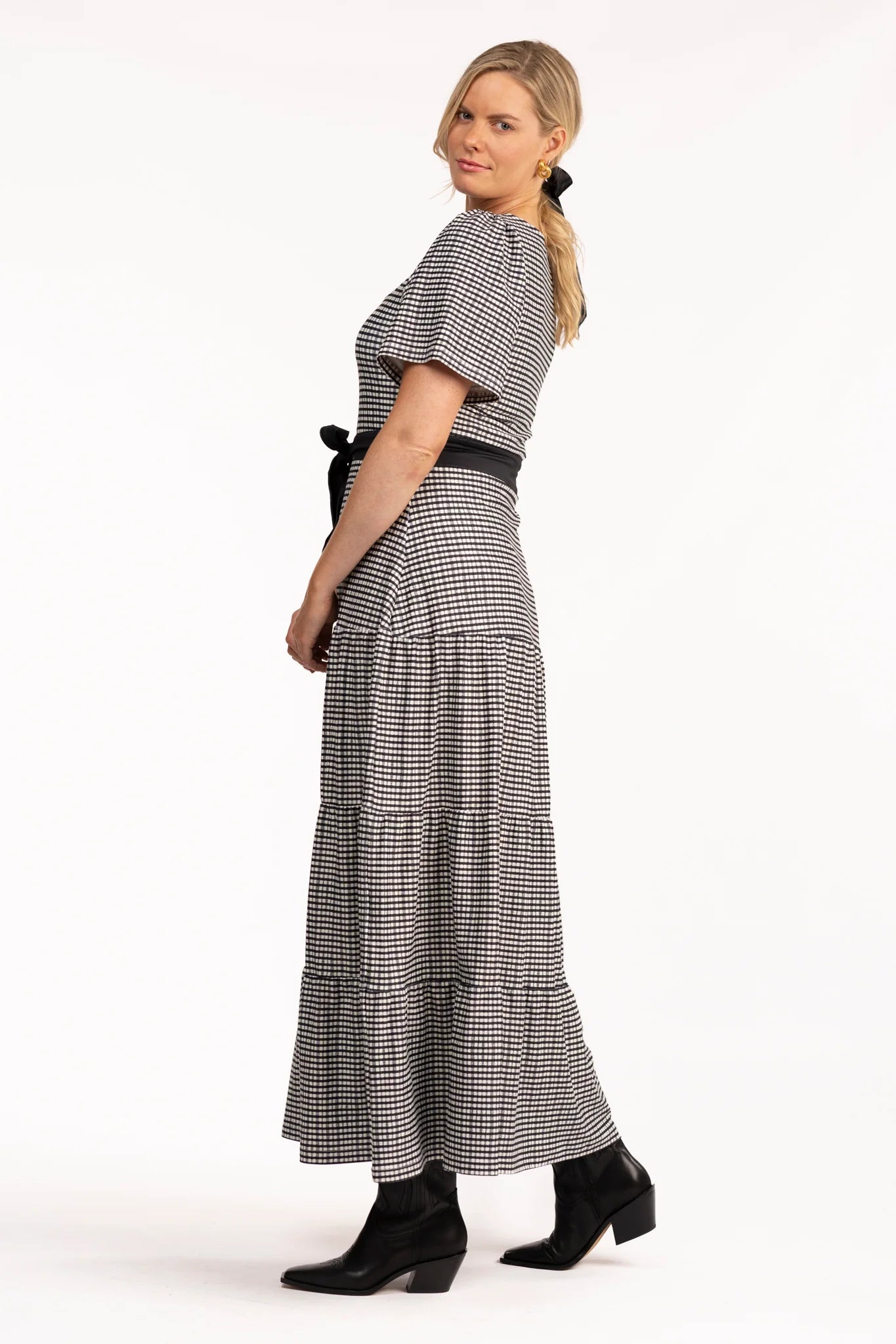 Lane French Gingham Dress